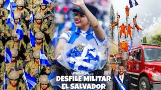 IMPRESIONANTE DESFILE MILITAR EL SALVADOR 2024 🇸🇻 [upl. by Sidonnie]