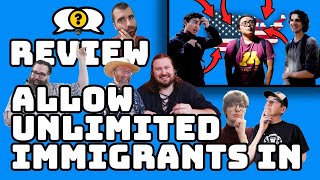 Review  Spectrum Street Epistemology  The US should allow unlimited immigrants in [upl. by Molahs]