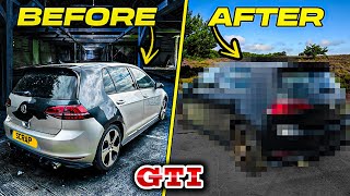 I TRANSFORMED MY VW 480BHP GOLF GTI FOR £350 [upl. by Glennie845]