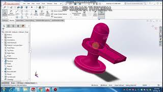 SOLIDWORK DESIGN SP KUMAR TUTORIALLORD SHIV LINGAM DESIGN [upl. by Petey]