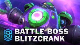 Battle Boss Blitzcrank Skin Spotlight  WILD RIFT [upl. by Patman]