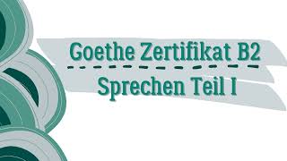 Hat Oma besser gekocht  B2Sprechen Teil 1 Goethe Zertifikat [upl. by Aneres]