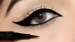 TRICK  How To Apply Eyeliner  ऑय लाइनर कैसे लगाए  Wing  Inner corner [upl. by Keeton]