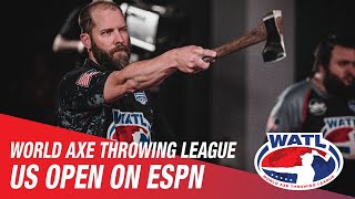 Axe Throwing US Open 2022  World Axe Throwing League [upl. by Leahcim]