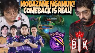 MOBAZANE NGAMUK  S2G DIBIKIN KAGET  S2G VS BTK BO1  SWISS STAGE DAY 2 [upl. by Lemrac534]