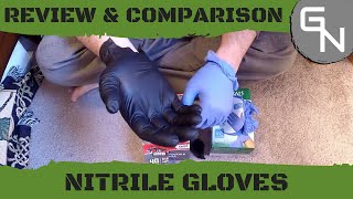 Nitrile Gloves Comparison and Pull Test [upl. by Nosnej925]