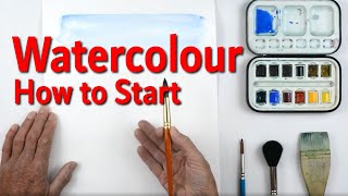 Watercolour Painting Absolutely what You need to Know to get Started  PART 1 [upl. by Helli]