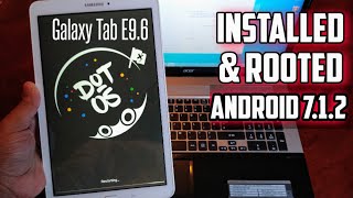 Samsung Galaxy Tab E 96 Root amp Install Android 712 DOT OSV4 Rom Lightning Speed amp Good Battery [upl. by Josee]