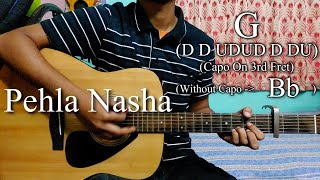 Pehla Nasha  Jo Jeeta Wohi Sikandar  Guitar Chords LessonCover Strumming Pattern Progressions [upl. by Ennove]