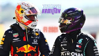 F1 2021  Max Verstappen v Lewis Hamilton Montage [upl. by Obellia400]