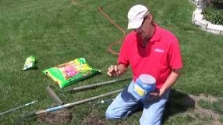 How to Plant Grass to Fix a Bare Spot [upl. by Ellesig299]