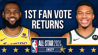 OFFICIAL 2024 NBA AllStar Voting Results  EAST vs WEST [upl. by Staffan]