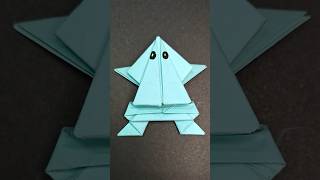 How to create paper frog [upl. by Aneekal]