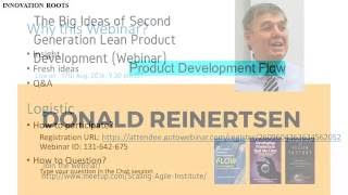 Scaling Agile Institute Webinar with Donald Reinertsen on Product Development Flow [upl. by Varick]