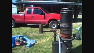 Gasifier Generator Flare Start at Antique Powerland [upl. by Venator]