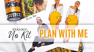 How To Use Stencils In Your Planner NO KIT Weekly Setup Plan With Me [upl. by Yeslrahc]