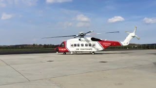 Sikorsky S92 at Humberside Airport [upl. by Esmond]