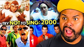 Adults Try Not To Sing Or Dance  Top Songs From 2000 Eminem Blink 182 Jay Z  React [upl. by Nnaycnan163]