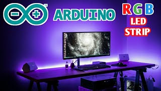 Controlling RGB Led Strip with Arduino  Arduino based RGB Led strip controller [upl. by Madden537]