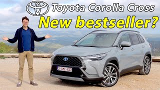 Toyota Corolla Cross driving REVIEW  the new baby RAV4 [upl. by Okun]