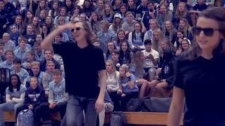 Monona Grove High School Homecoming Assembly 2019 Teacher Lip Sync [upl. by Rimahs]