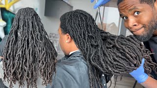 BIG CHOP  CUTTING OFF LOCS  SECRETLY DROVE FROM LOUISIANA TO TEXAS  ASMR GAMECHANGER [upl. by Jamesy872]