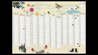 Help Angie for her birthday calendar exercise for beginners [upl. by Madlen]