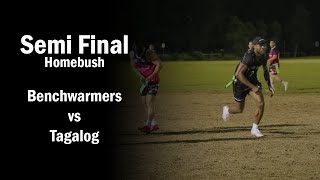 Semi Final Mixed  Benchwarmers vs Tagalog  Homebush Tuesday Oztag Div 1 [upl. by Earlie]