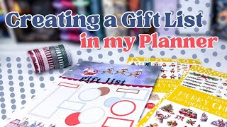 How to Make a Holiday Gift List for Your Planner 2024  Planything Christmas Unboxing [upl. by Nnod]