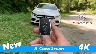 Mercedes A Class Sedan 2019 AMG Line  FIRST FULL indepth review in 4K  MBUX [upl. by Sivrep]