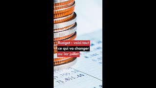 Budget  voici tout ce qui va changer au 1er juillet [upl. by Zil]