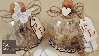 Tutorial Bomboniera Fai Da Te Matrimonio Shabby Chic  Il Dettaglio [upl. by Parcel]