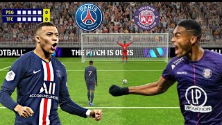 PSG Vs Toulouse Trophée des Champions Penalty shootout 🔥 efootball [upl. by Wilek]