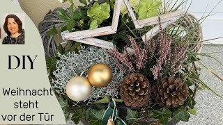 DIY Winterliche Bepflanzung weihnachtlich dekoriert [upl. by Armallas]