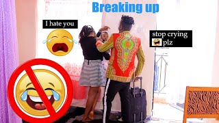 BREAKING UP PRANK 💔💔 ON GIRLFRIENDshe cried 😭😭 [upl. by Gabor]