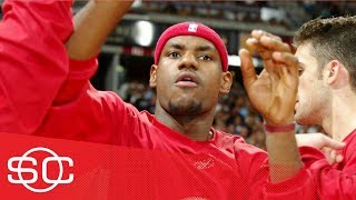 LeBron James amp Carmelo Anthonys NBA debuts on SportsCenter  ESPN Archives [upl. by Esorbma]