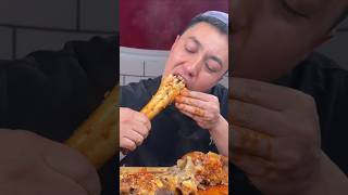 Eating spicy beef bone mukbang ASMR mukbang asmr eating shorts [upl. by Aerised]