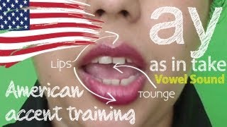 American Accent Training  Part 02  Vowel sound AY  Free English Lesson  ESL [upl. by Aneehc270]