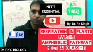 RESPIRATION IN PLANTS Amphibolic Pathway Part5 Class11 amp NEET Students [upl. by Anh242]