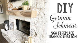 How to German Schmear a Fireplace [upl. by Juta]