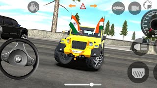 Indian Modified Mahindra Orange thar 4×4 game Lovers City Offroading Sted😈android gameplay video 3d [upl. by Mroz544]