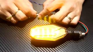 Intermitentes led para moto [upl. by Mcilroy]