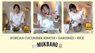 Make Cucumber Kimchi With Me👩🏻‍🍳🥒  Easiest Recipe  Dasuri Choi [upl. by Shimberg]