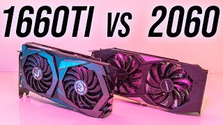 Nvidia GTX 1660 Ti vs RTX 2060  16 Games Tested [upl. by Etnaid]