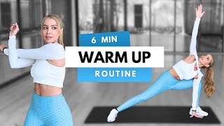 GET TONED FAST With This 6Minute Morning WarmUp Workout [upl. by Ebeneser669]