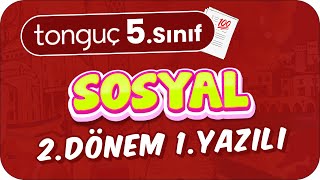 5Sınıf Sosyal 2Dönem 1Yazılıya Hazırlık 📑 2024 [upl. by Runstadler491]