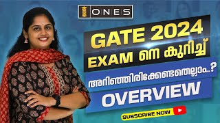 GATE 2024 EXAM OVERVIEW  ONES [upl. by Hpesoy319]