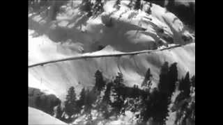 Jan 1952 Newsreel City of San Francisco Trapped on Donner Passmp4 [upl. by Hgielrebmik889]