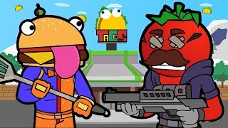 GREASY GROVE TACO TIME  Tomato amp Burger Fortnite Animation [upl. by Eninej]