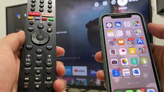 How to CONNECT iPhone to Sony TV Watch anything on your iPhone on the TV by SCREEN MIRRORING [upl. by Meeker]